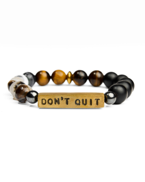 Don't Quit Wrist Bead